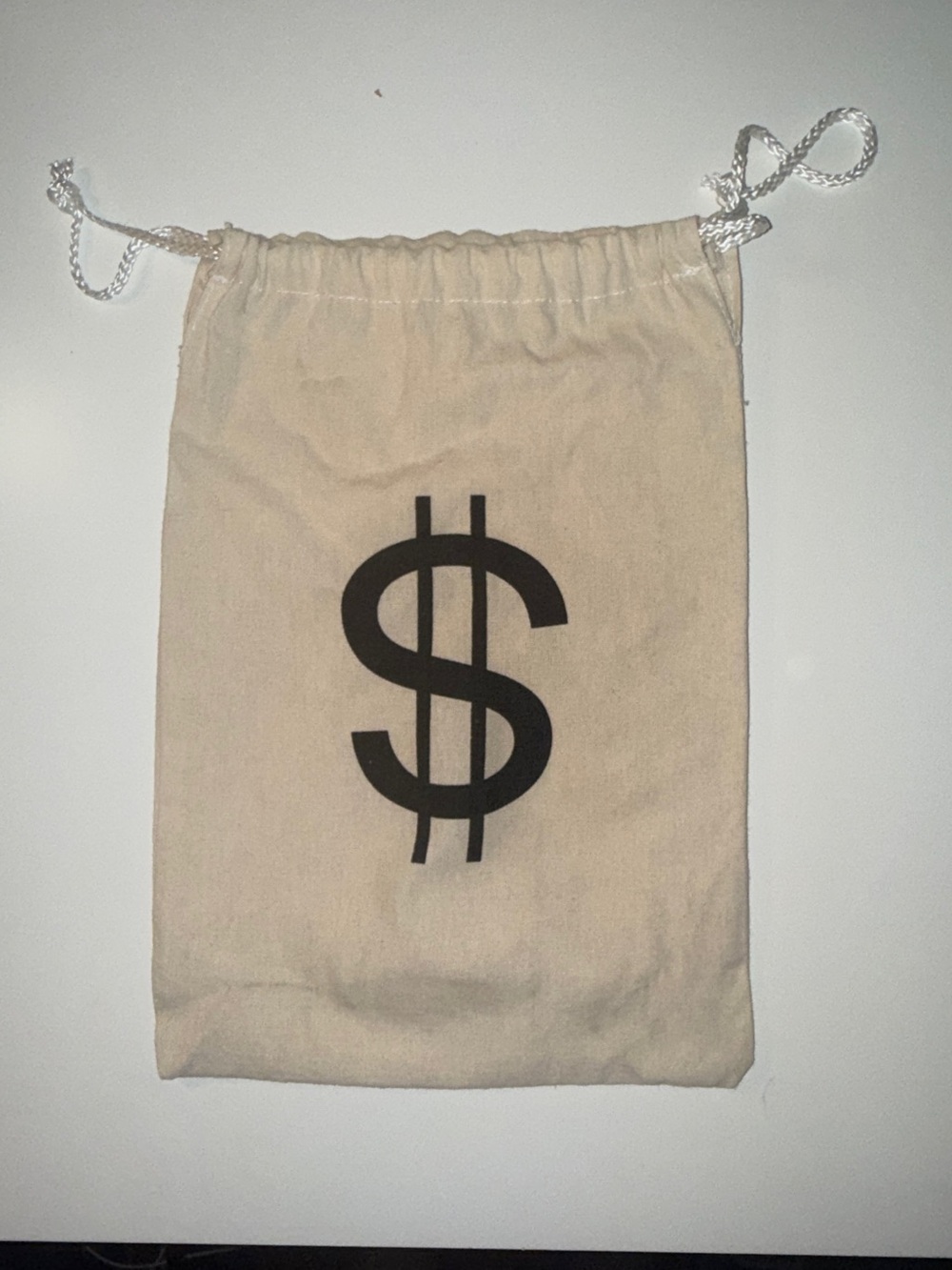 Canvas drawstring Money Bag